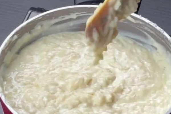 como fazer arroz doce