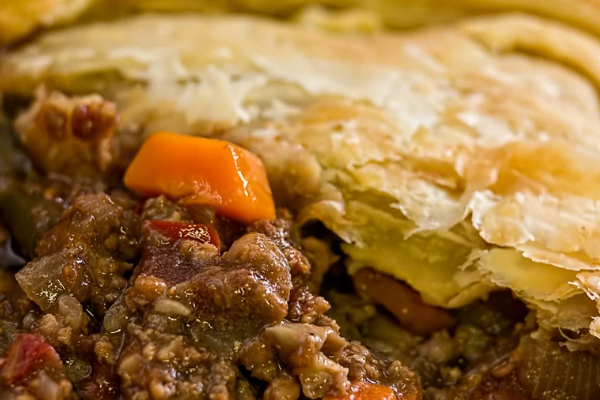 Receita fácil de Escondidinho de carne com purê cremoso