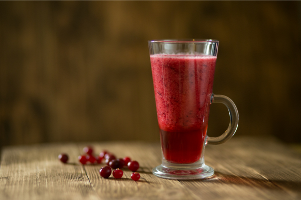 suco de cranberry